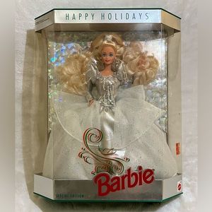 1992 Happy Holidays Barbie NRFB / NIB